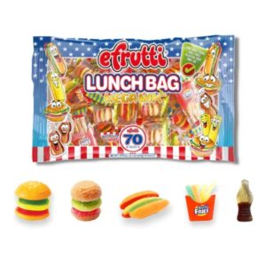 Efrutti Lunch Bag Mega Mix Individually Wrapped 70pc